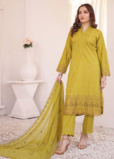 Khoobsurat By MTF Chikankari Lawn 3 Piece Unstitched Suit MTF24KCLV3 D-05